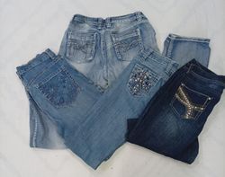 CR8821  Y2K FLARE & STRAIGHT JEANS
