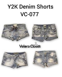 Y2K Denim Mini Shorts