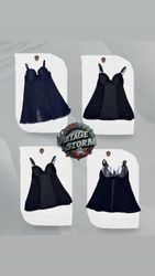 Y2K Dark Angel Babydoll Tops
