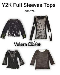Y2K full Sleeves Tops