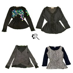 Y2K Natural Vibe Girl printed Full Sleeve Tops RW-..