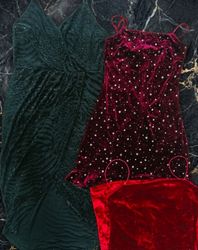 Mix Ladies Y2K velvet party and fashion dress