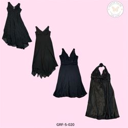 Classic Black Poly Dress | Stretchy Comfortable Fi..