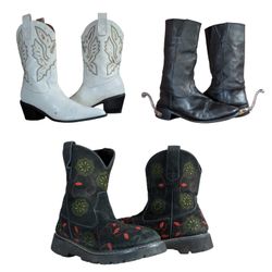 Op vintage 239 Branded Cowboy-Stiefel