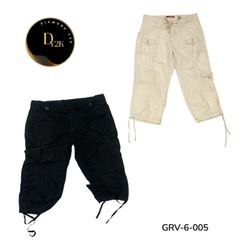 Y2K Cargo Capri Pants – Retro Streetwear Utility S..