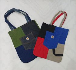 CR8829 UPCYCLED CARHARTT BAGS