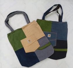 CR8830 UPCYCLED CARHARTT BAGS