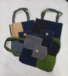 CR8831 UPCYCLED CARHARTT BAGS