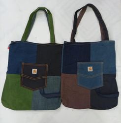 CR8832 UPCYCLED CARHARTT BAGS