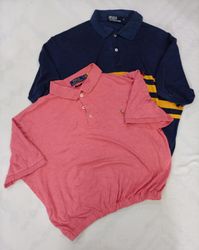 CR8835 UPCYCLED POLO CROP TOPS