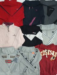 Mixed Branded Zip-Up Hoodies