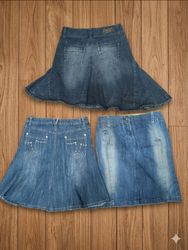 Vintage Denim Midi Skirt Bundle (VM-01)