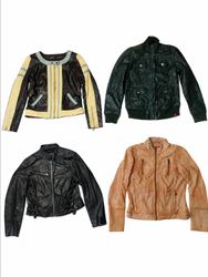 Vintage Y2K Leather Jacket | 90s Retro Streetwear ..