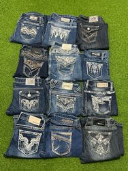 Yv113 Embroidered Jeans 12P
