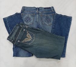 CR8848 Y2K FLARE JEANS