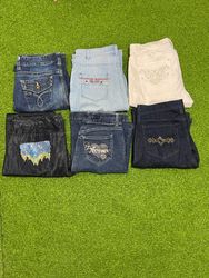 Tv427Embroidered Jeans 10P