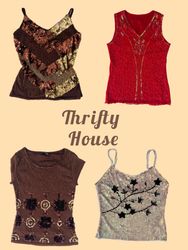 Y2k Beaded tops(TH/443)