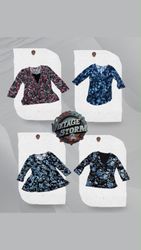 Y2K Lush Fantasy Poly Blouse