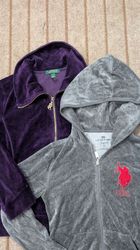 SD 411 Y2K Velour Women Zipper Hoodies