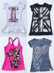 Y2K printed T-shirt 11pcs