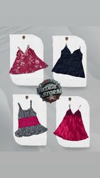 Y2K Lace Fusion Cami Tops