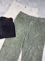 Mix branded corduroy pant
