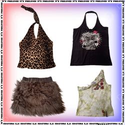 Nostalgic Film Strip Closet - tops, dresses, skirt..