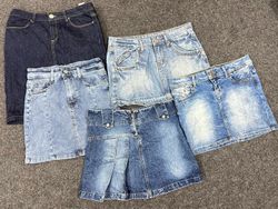 Y2k denim skirt