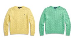 (FV-1579) Polo Cable Knitwear-Sweater