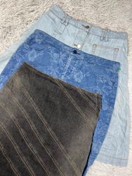 Y2k denim skirts