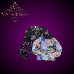 Y2K Full Slv blouses