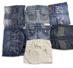Y2K Mini Skirts (Embroidered)