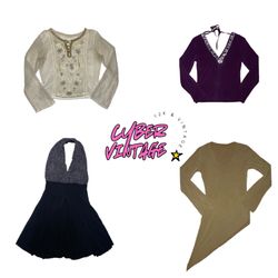 Vintage Tops & Party Dress Collection (MH-025)