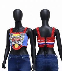 CR1799 Upcycled Crop Top
