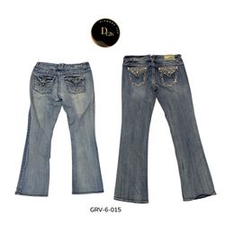 Y2K Flared Jeans – Vintage Retro Wide Leg Denim (G..