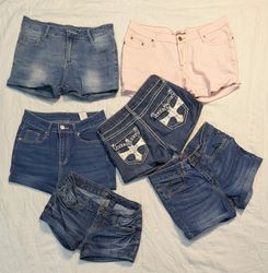 5957 - Upcycled Denim Shorts