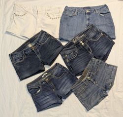 5959 - Upcycled Denim Shorts