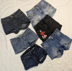 5960 - Upcycled Denim Shorts
