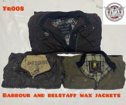 Beabour and belstaff wax jackets tr008