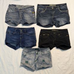 5962 - Upcycled Denim Shorts