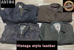Vintage style leather Ak134