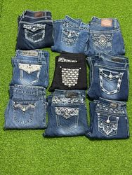 Tv 111 Embroidered Jeans 13P