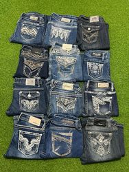 Tv116 Embroidered Jeans 12P