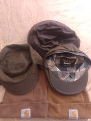 Barbour caps & Carhartt beanies