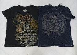 CR8857 VINTAGE SKULL T-SHIRTS