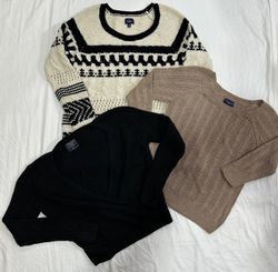 Cable knit  Sweater  Mix Brand B#128