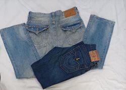 CR8865  VINTAGE TRUE RELIGION MEN'S JEANS