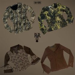 Y2K Earthy Tone Full Sleeve Tops (AA-928)