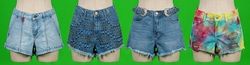Y2K Denim Mini Shorts VL13