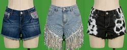 Y2K Denim Mini Shorts VL13